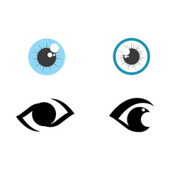 Set Eye Care vector logo design