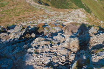 rocky part of the mountain