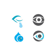Set Eye Care vector logo design
