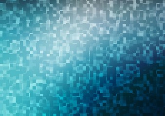 Light BLUE vector pattern in square style.