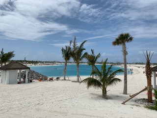Fototapeta na wymiar Ocean Cay - privat island MSC Cruise, Bahamas