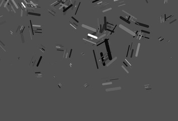 Light Silver, Gray vector background with straight lines.