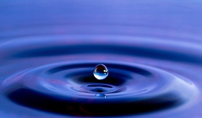 Water Droplets on a Calm Surface