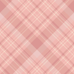 Seamless pattern in interesting discreet pink and beige colors for plaid, fabric, textile, clothes, tablecloth and other things. Vector image. 2