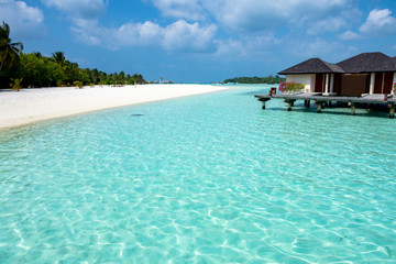 tropical beach in maldives