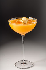orange juice in glass