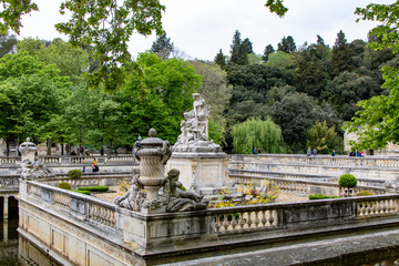 Jardin Fontainemes Occitanie France 