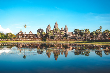 Fototapeta premium Reflections at Angkor Wat, Cambodia