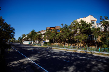Fototapeta premium hotel in the sea