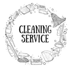 Cleaning Service logo