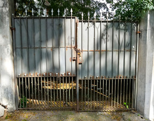 old metal gate