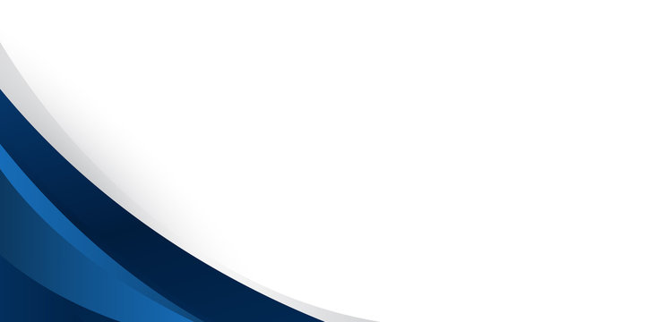 Modern blue white silver abstract curve lines background for presentation design, banner, brocure, and business card. Blue curve wave frame elements