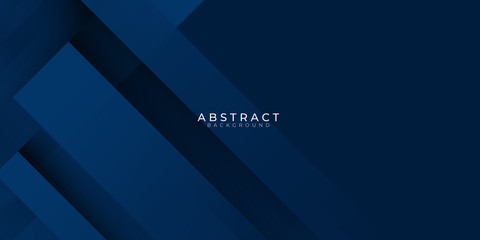 Obraz premium Blue presentation background with shadow 3d layered rectangle line shapes. Vector illustration design for presentation, banner, cover, web, flyer, card, poster, wallpaper, texture, slide, magazine