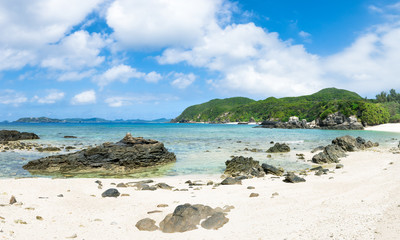 Fototapeta na wymiar Tokashiki island, Kerama Islands group, Okinawa, Japan