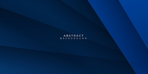 Modern blue abstract line triangle presentation background