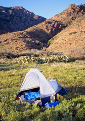 Camping, Mazatzal Wilderness