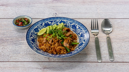 Khao Pad Tom Yam with Pork 