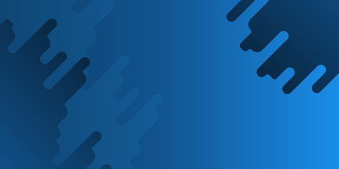 Blue rounded rectangle abstract modern background for presentation background. Vector illustration design for presentation, banner, cover, web, flyer, card, poster, wallpaper, texture, slide, magazine