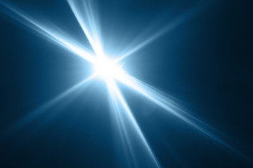 Easy to add lens flare effects for overlay designs or screen blending mode to make high-quality images. Abstract sun burst, digital flare, iridescent glare over black background.