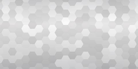 Fototapeta na wymiar Modern white abstract hexagon honeycomb white background. light and shadow. Vector illustration design for presentation, banner, cover, web, flyer, card, poster, wallpaper, texture, slide, magz
