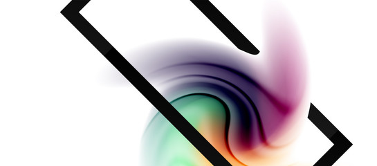 Abstract background, fluid mixing gradient liquid style colors composition. Vector Illustration For Wallpaper, Banner, Background, Card, Book Illustration, landing page