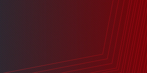 Abstract dark red modern background gradient color. Red maroon with stylish stripe line contour and light red line suit for presentation design.