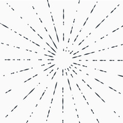 Obraz premium vintage bursting rays - design elements for your design.