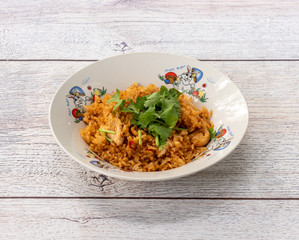 Thai Stir Fried Spicy Rice 