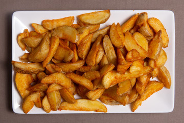 Garlic french fries.