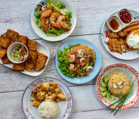 Thai Food Mixed Dishes Set 43442