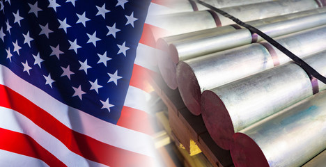 Aluminum purchases in the United States. Exchange prices for aluminum. Heavy industry in America....