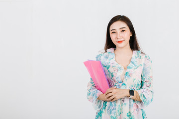 Fototapeta premium Business women wear masks to protect against germs and arms crossed