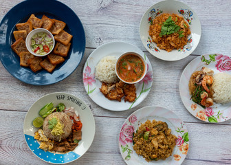 Thai Food Mixed Dishes 