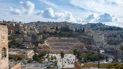 Obraz premium Römisches Amphitheater Amman (Jordanien)