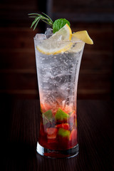 Mixed Lemon Soda Fruit Juice,  Drink and rejoice.