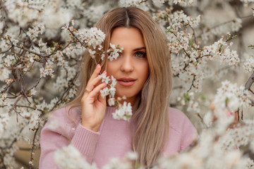 adult, attractive, background, beautiful, beauty, blooming, blossom, bride, care, caucasian, cute, day, dress, face, fashion, female, flower, fresh, garden, girl, hair, hairstyle, happy, health, healt