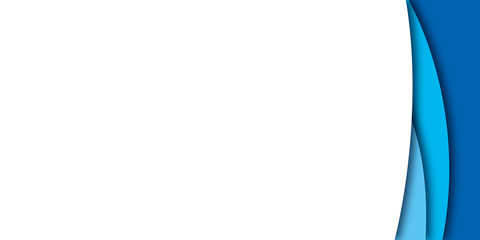 simple blue paper cut background . abstract blue paper cut background vector illustration with text space or copy space