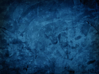 Beautiful Abstract dark blue ocean concrete wall texture background. Polished concrete floor grunge surface.