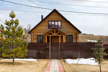 Obraz premium old wooden house