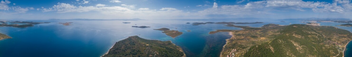 panoramic peninsula and islands view