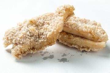 A pile of delicious salt crispy chicken
