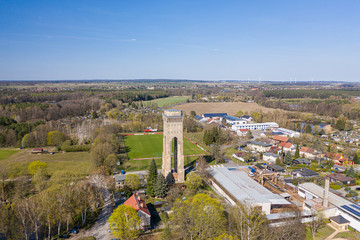 Finower Wasserturm in Eberswalde im Land Brandenburg