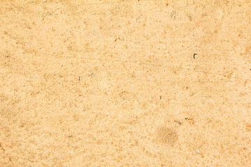 Old brown beige shabby wall texture background. Copy space for text.