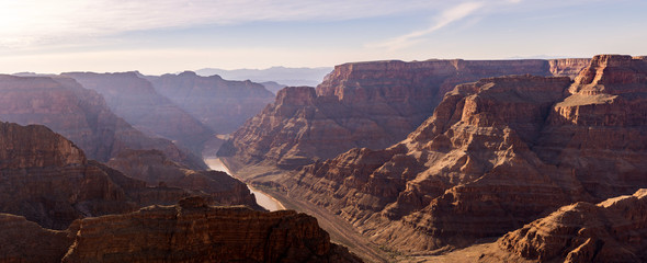 West rim of Grand Canyon Panorama