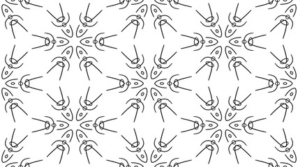 Seamless geometric pattern background. Vector ornament for your design