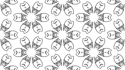 Seamless geometric pattern background. Ornament for your design