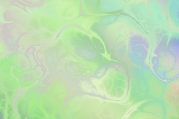 Fototapeta na wymiar soft green marbleized abstract background