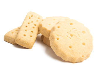 butter cookies isolated