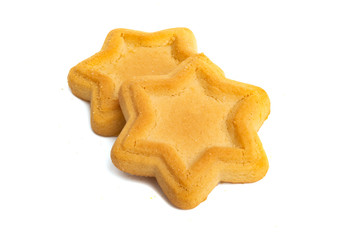 butter cookies isolated
