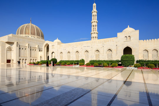 Sultan Qaboos Mosque in Muscat
